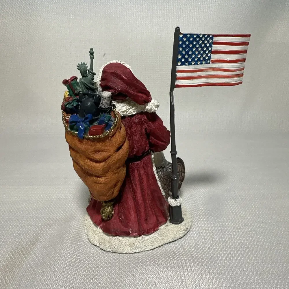 International Santa Claus Collection 5” Patriotic Santa Claus USA 2002